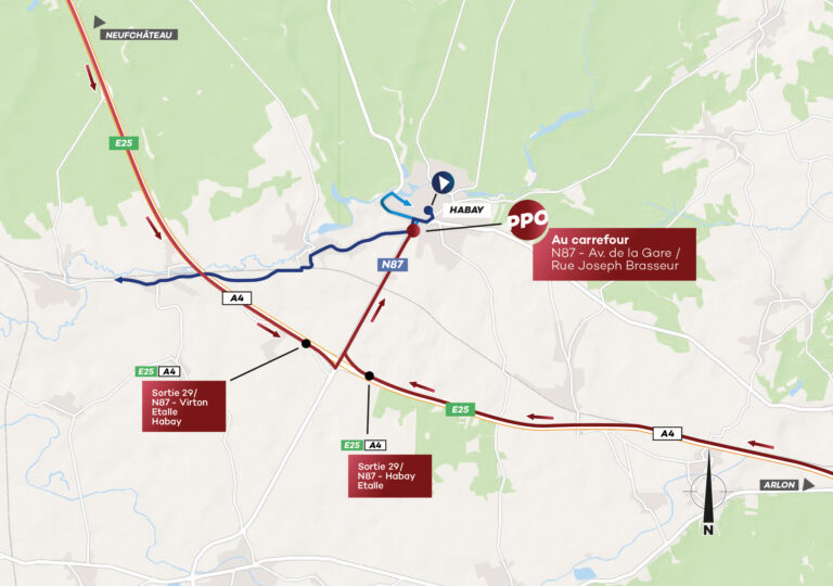 ETAPES | Accès - Habay