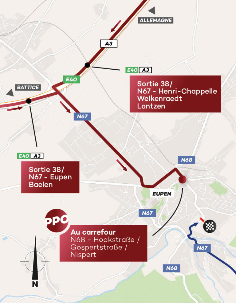 ETAPES | Accès - Eupen